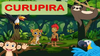 A LENDA DO CURUPIRA  Folclore brasileiro  História infantil  Lendas folclóricas 🐆 [upl. by Ahsienom]