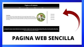 CREAR PAGINA WEB SENCILLA EN 10 MINUTOS con HTML y CSS  Tutorial [upl. by Lisha]