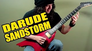 Darude Sandstorm goes Metal GUITAR COVER [upl. by Uht]