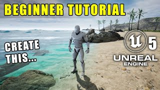 Unreal Engine 5 Beginner Tutorial Getting Started [upl. by Devon]