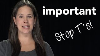 How to Pronounce IMPORTANT  American English [upl. by Aniad]