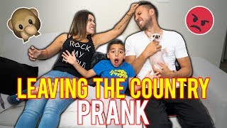 Leaving The Country Prank My Boyfriend CRIED  The Royalty Family [upl. by Weidner39]