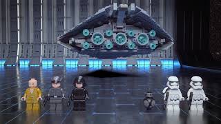 First Order Star Destroyer  LEGO Star Wars  75190  Product Animation [upl. by Ecyob]