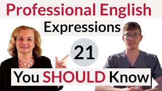 21 Professional English Expressions You Should Know [upl. by Nilrak]