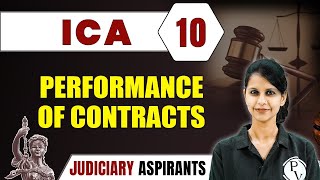 ICA 10  Performance Of Contracts  CLAT LLB amp Judiciary Aspirants [upl. by Alecia327]