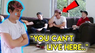 KICKING OUT ROOMMATE PRANK very sad  Sam Golbach [upl. by Liahus978]