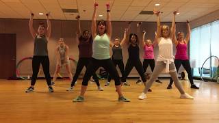 “PHYSICAL” by Dua Lipa  Dance Fitness Workout with Free Weights Valeo Club [upl. by Adnamas]