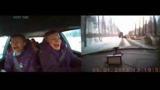 Drivers Caught on Dashcam Inside the Car before Crash [upl. by Monique]