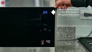 LG NeoChef™  Setting the Clock amp Kitchen Timer [upl. by Jerrome]