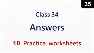 Answers for 10 Practice works on be forms  Spoken English  35 [upl. by Seerdi154]