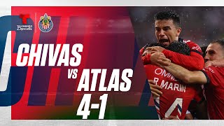 Highlights amp Goals  Chivas vs Atlas 41  Telemundo Deportes [upl. by Jordans]