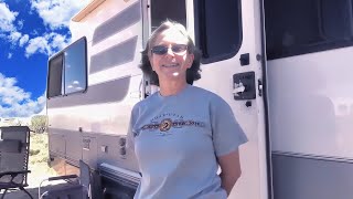 RV Tour Solo Woman Living in a Lazy Daze Class C RV [upl. by Nylhtak468]