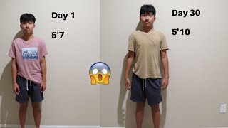 I Stretched For 30 Days To Grow Taller IT WORKS [upl. by Buchanan672]