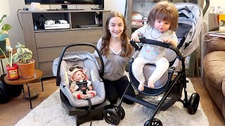 Unboxing My New Reborn Baby Stroller and Car Seat Travel System Combo [upl. by Ameekahs]