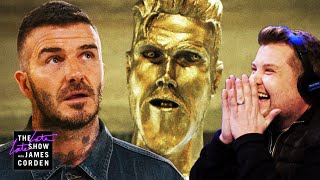 The David Beckham Statue Prank [upl. by Aibara387]