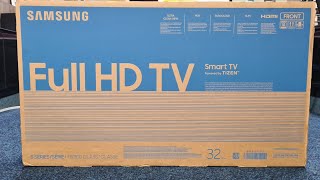 Samsung 2020 32T5300 32quot Series 5 Smart TV Unboxing Setup and Demo Videos [upl. by Woodley167]