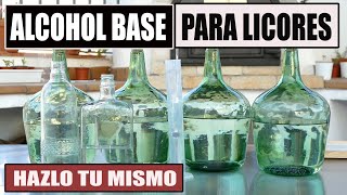 Cómo obtener quotALCOHOL BASE PARA LICORESquot [upl. by Lladnik]