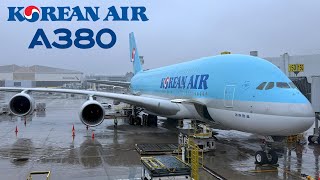 🇺🇸 Los Angeles LAX to Seoul ICN 🇰🇷 Korean Air Airbus A380  FULL FLIGHT REPORT Polar route [upl. by Arikihs]