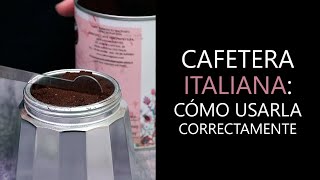 CÓMO USAR LA CAFETERA ITALIANA Guía básica para preparar café [upl. by Torey]