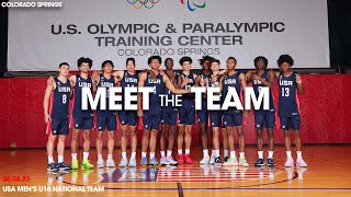 MEET THE TEAM  USA Mens U16 National Team [upl. by Lindly]