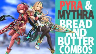 Pyra and Mythra Bread and Butter combos Beginner to Godlike [upl. by Terence]