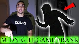 THE MIDNIGHT GAME PRANK  3 AM CHALLENGE scary  Sam Golbach [upl. by Besnard7]