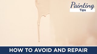 How to Fix and Avoid Paint Drip Marks  Five Star Painting [upl. by Acitel]