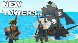 NEW TDS Pirate Update  ROBLOX [upl. by Reginnej]