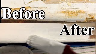 HOW TO FIX PEELING FLAKING PAINT  CHIPPED PAINT REPAIR [upl. by Ahcila]