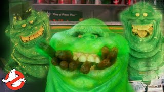 Slimey amp Starving  ALL Slimer Scenes  GHOSTBUSTERS I amp II [upl. by Bohon]