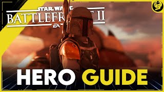 BOBA FETT  Updated Hero Guide 2021  STAR WARS Battlefront 2 [upl. by Esoranna]