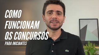 Como funcionam os concursos públicos  para iniciantes [upl. by Clementina]