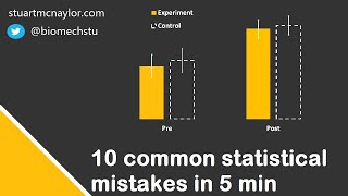 Ten Statistical Mistakes in 5 Min [upl. by Ralleigh]