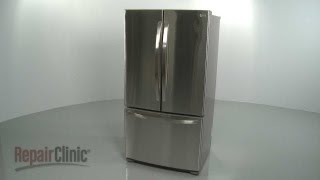 LG Refrigerator Disassembly – Refrigerator Repair Help [upl. by Notna]