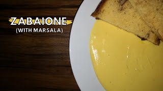 ZABAIONE or zabaglione  Italian dessert classic recipe and ideas for variations [upl. by Eoz]