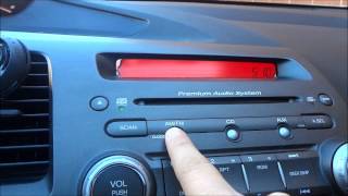 How To Adjust The Clock In A 2009 Honda Civic [upl. by Esinev]