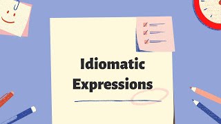 Idiomatic Expressions  MELC Based [upl. by Aerbua]