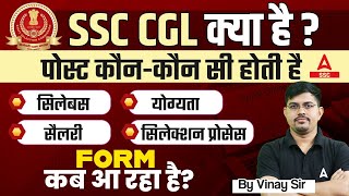 SSC CGL Kya Hai SSC CGL Syllabus Salary Eligibility Selection Process  Full Details [upl. by Nnailuj]