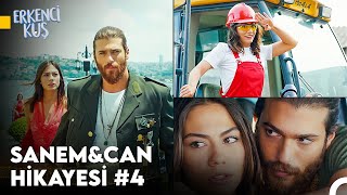 Erkenci Kuş 4 Bölüm Can❤Sanem Tüm Sahneleri [upl. by Astrix]