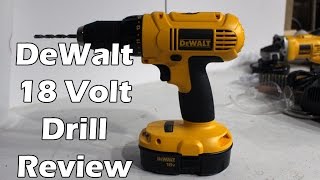 DeWalt 18 Volt Drill Review  DC970 [upl. by Hong]