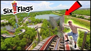 EXPLORING ABANDONED SIX FLAGS [upl. by Jacquelin]