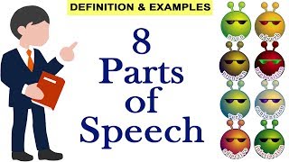 Parts of Speech English Grammar Lessons and Worksheets [upl. by Berkie]