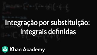 Integração por substituição integrais definidas [upl. by Ahsilac]