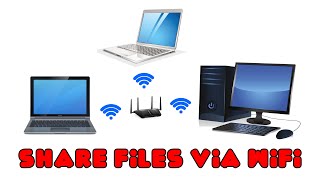 File sharing between computers over Wifi in Windows 10 [upl. by Helena]