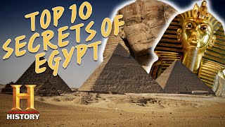 TOP 10 SECRETS OF ANCIENT EGYPT  History [upl. by Ulyram]