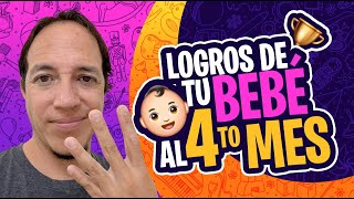 Bebé de 4 meses quot¿Qué logros debe tener mi hijo a esta edadquot [upl. by Decker]