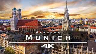 Munich Germany 🇩🇪  by drone 4K [upl. by Joly464]