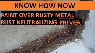 How to Paint Over Rusted Metal [upl. by Morissa]