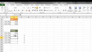 Rounding by removing Decimals with the INT and TRUNC Functions [upl. by Cadmann]