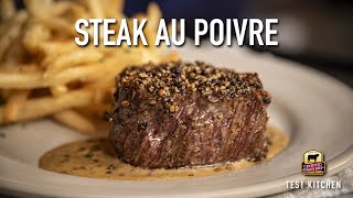 How to Make Steak Au Poivre  Classic French Recipe [upl. by Enelram694]